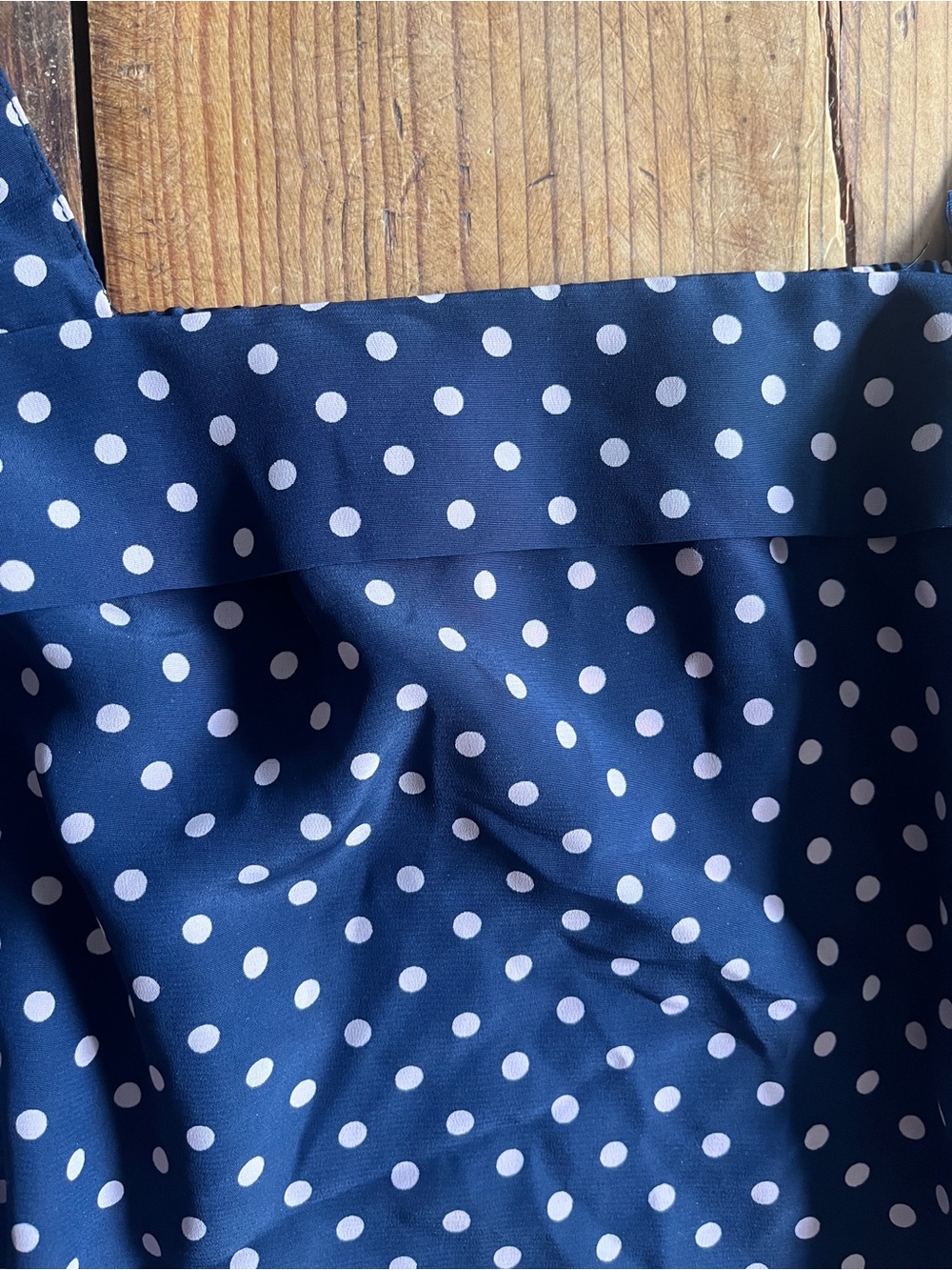 Kasper Navy and Pink Polka Dot Camisole - Picture 2 of 4